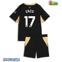 Manchester City Enzo Fernandez #17 Bortedraktsett Barn 2026-27 Kortermet (+ Korte bukser)